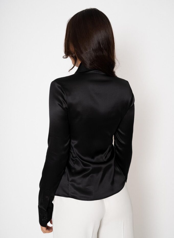Silk Shirt in Black
