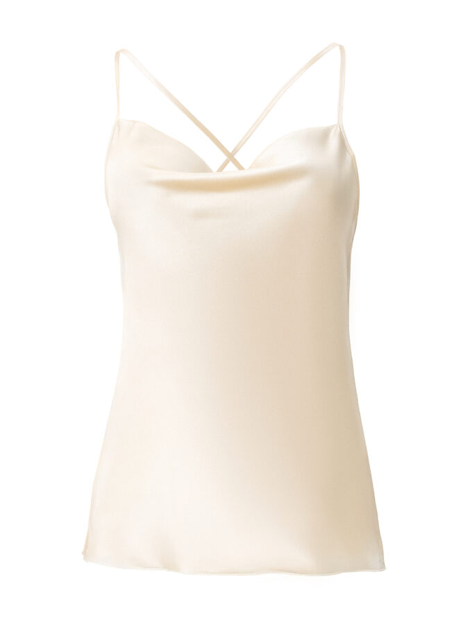 Silk Camisole Blouse in Cream