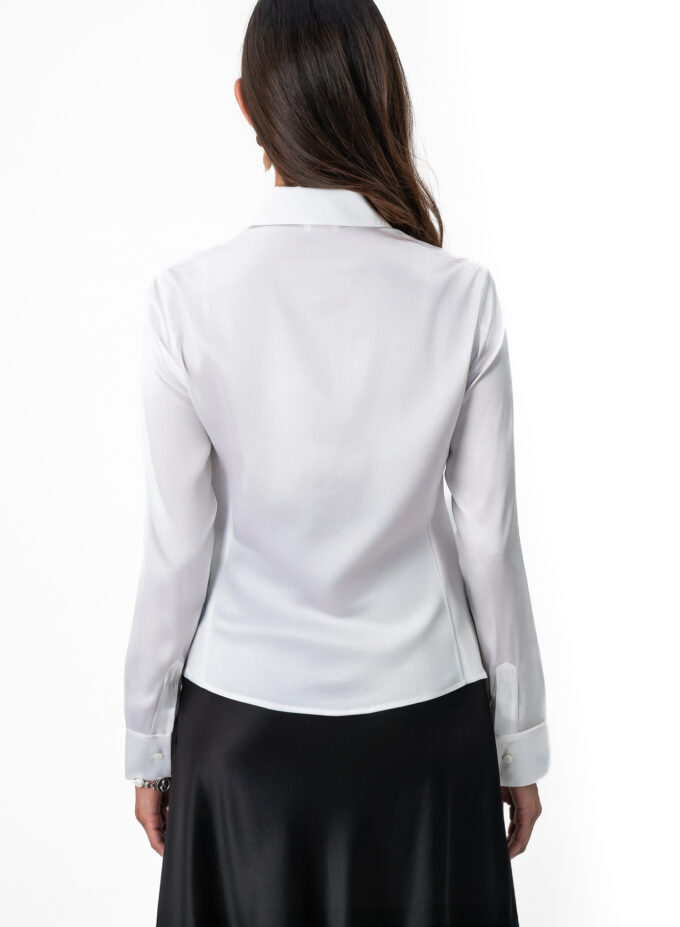 Silk Shirt in White
