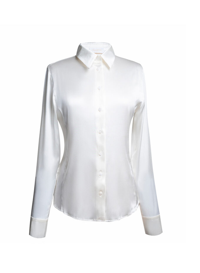 Silk Shirt in White