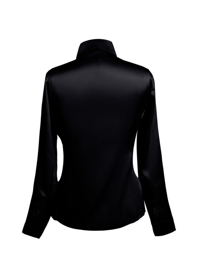 Silk Shirt in Black