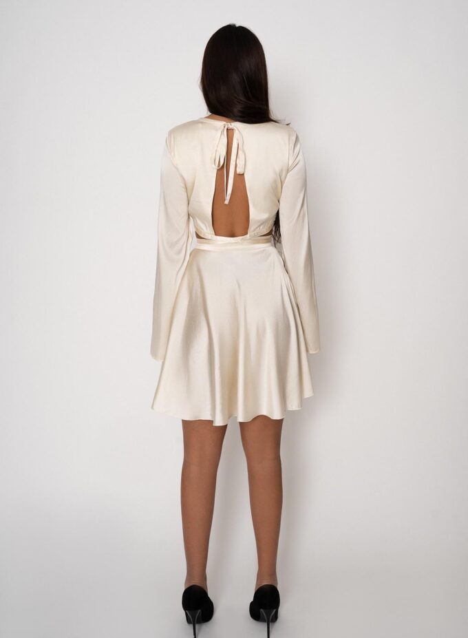 Silk Top in Dover White