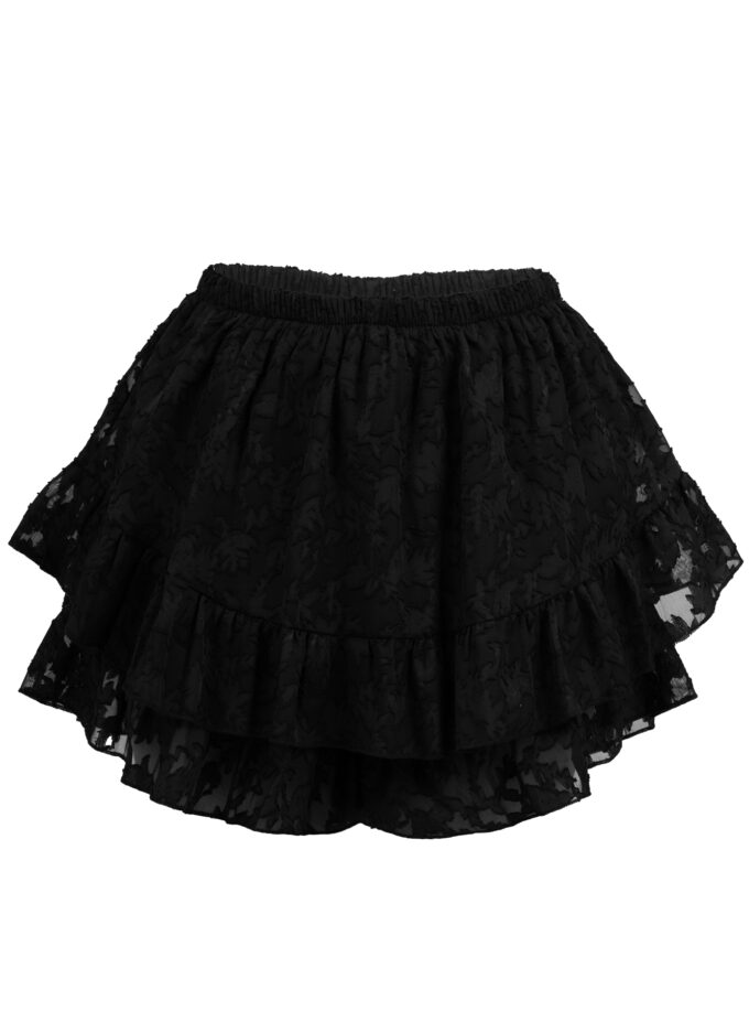 Lace-trimmed Skort