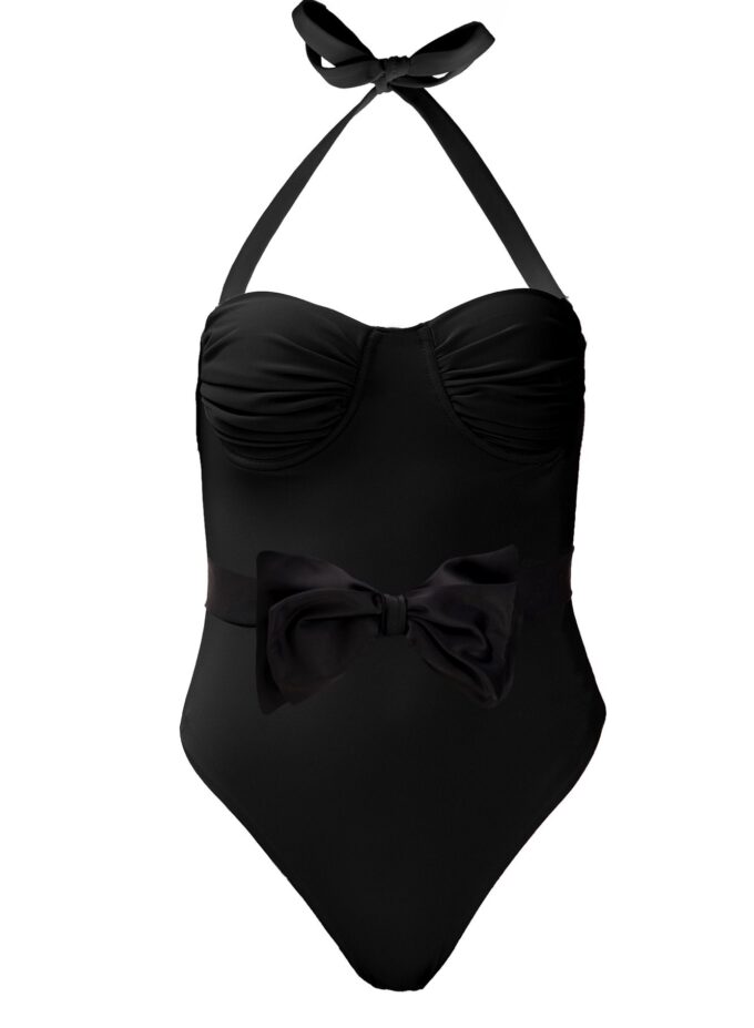 One Piece Swimsuit in Black