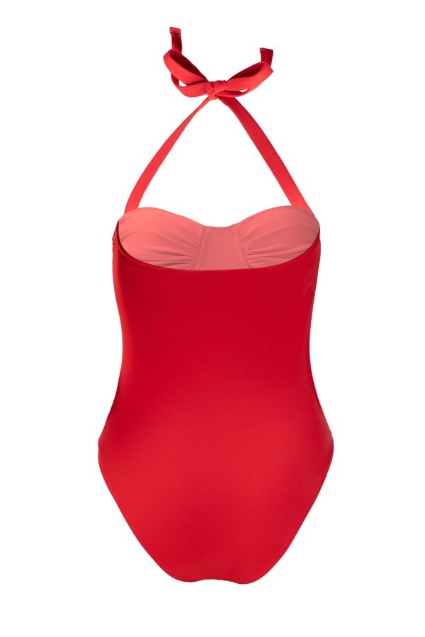 One Piece Swimsuit in Red - Image 6