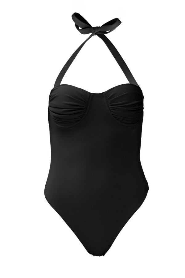 One Piece Swimsuit in Black - Image 5