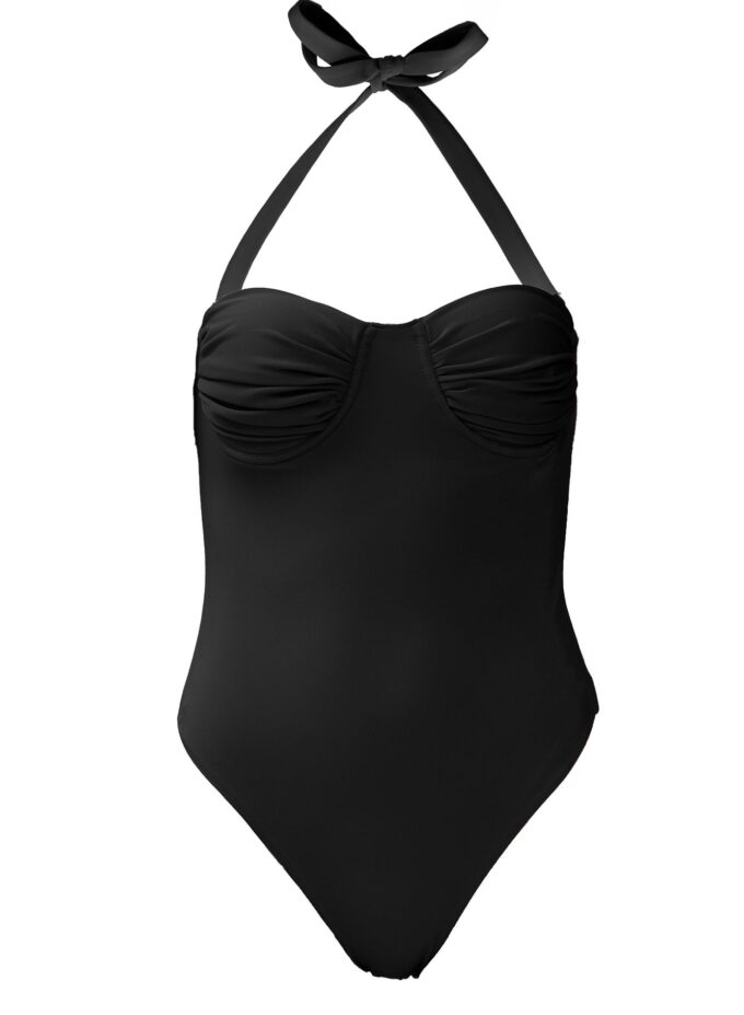 One Piece Swimsuit in Black