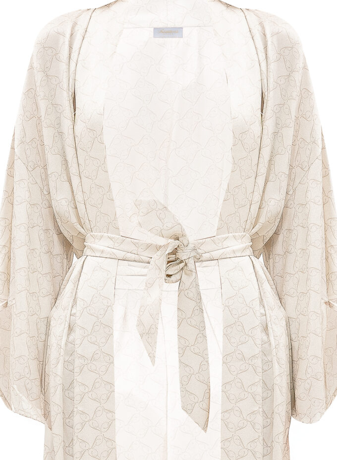 Kimono in Cream & Cappuccino